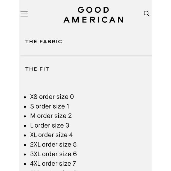 Good American Plus Scoop Neck, Long Sleeve Jersey Bodysuit | Sz 5 = 2X Black NEW - Picture 5 of 5